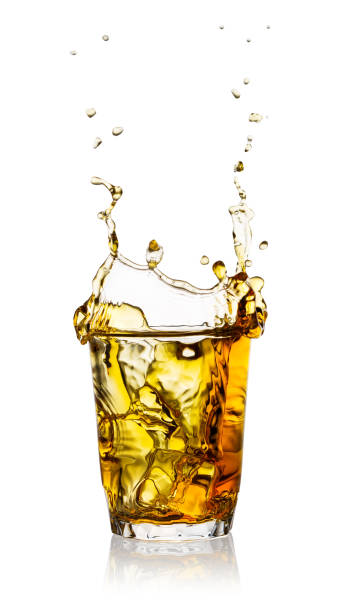 istock Splash in a glass of whiskey 944073514