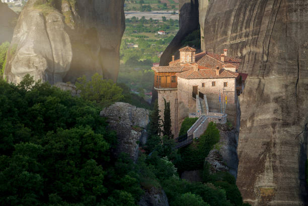 istock Monastery of Roussanou in Meteora Greece 944073562