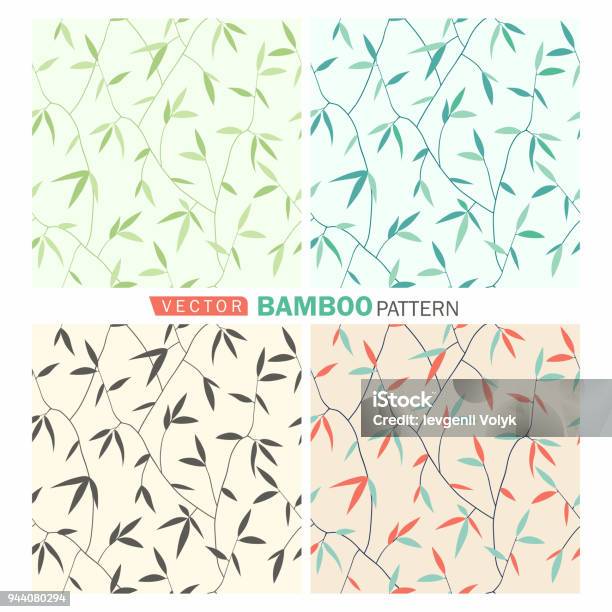 Seamless Bamboo Pattern Stock Illustration - Download Image Now ...