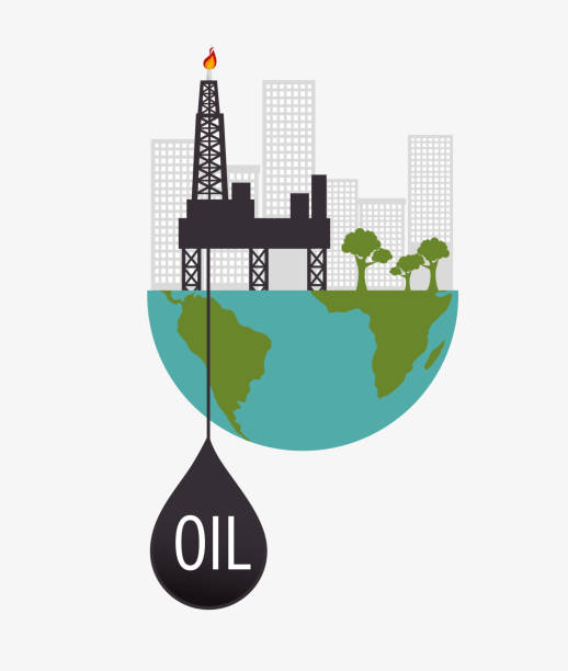 ilustrações, clipart, desenhos animados e ícones de ícone isolado indústria verde - fuel pump gasoline natural gas gas station