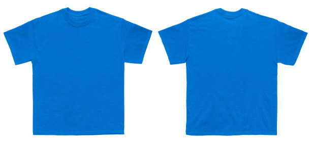1,500+ Blue T Shirt Rear View Front View Stock Photos, Pictures ...
