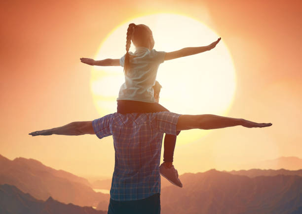 istock Father and daughter enjoying journey 944094020