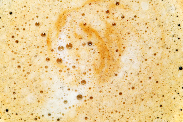 istock Close-up of coffee froth as background 944097170