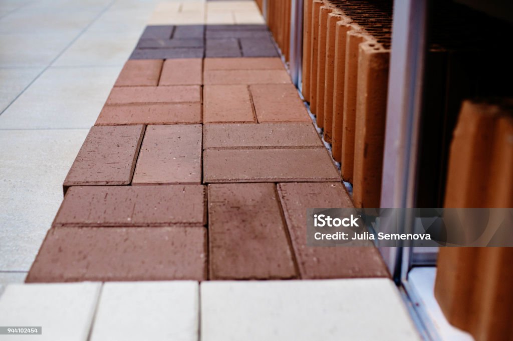 Brick Wall Racking Racks With Brick Brick Background Stock Photo - Download Image Now ...
