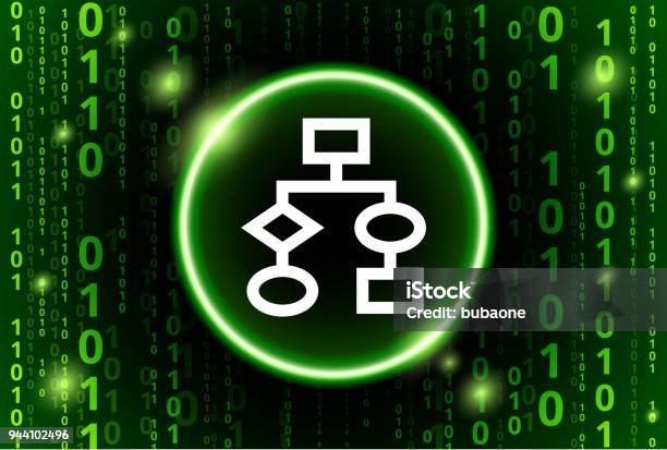 Box Chart Binary Code Vector Pattern Background Stock Illustration ...