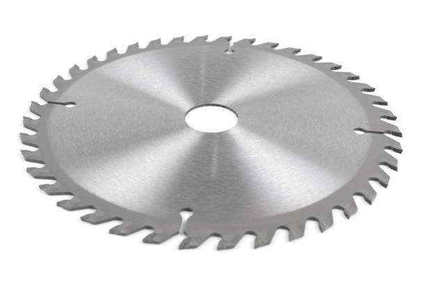 istock Metal silver Circular Saw Blade. 944108418