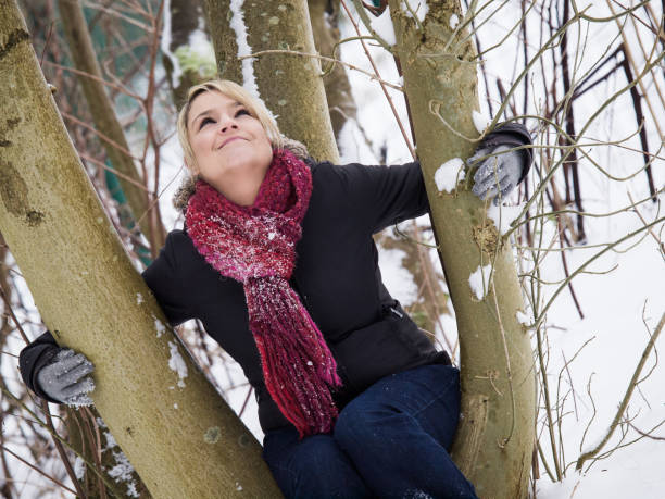 istock Pretty Woman sat in the woods 944112874