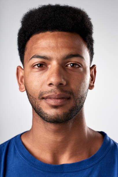 istock Studio portrait of mixed race man 944137568