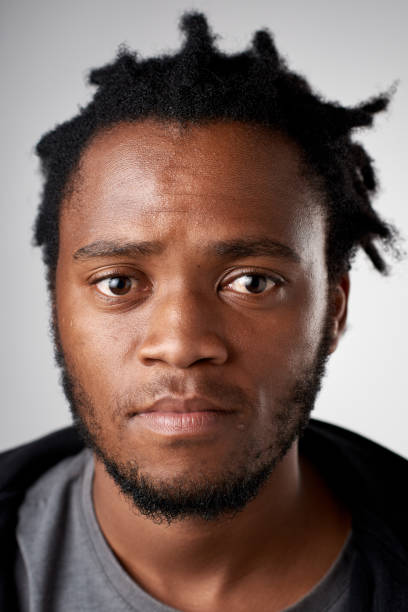 istock Portrait of real black African man 944137740