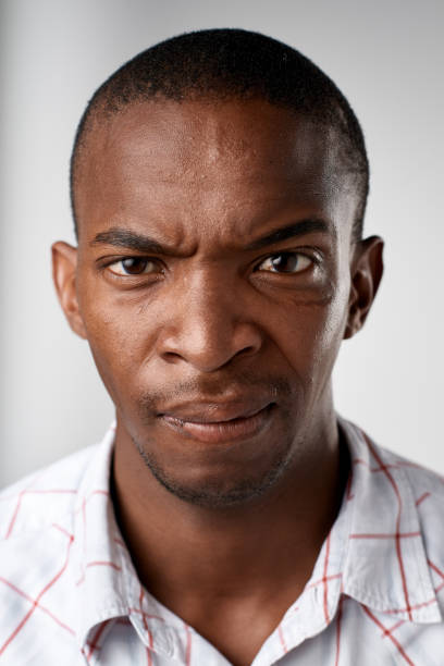 istock Studio portrait of African man making a silly expression 944137936