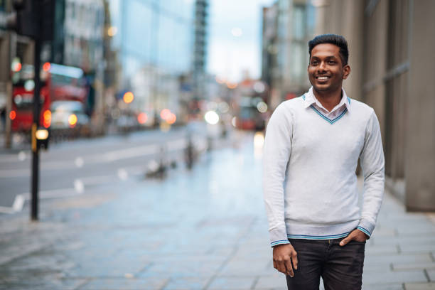 istock Cheerful Indian ethnicity man in UK 944138298