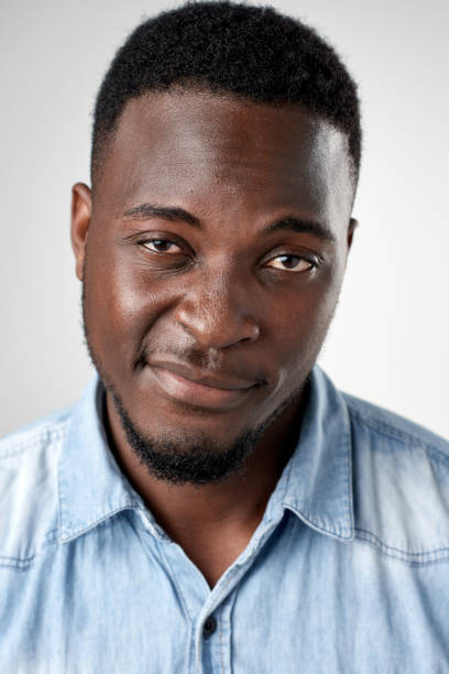 istock Studio portrait of African man making a silly face 944138498