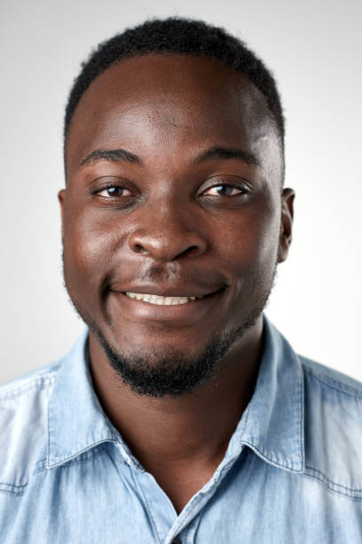 istock Studio portrait of African man smiling 944138504