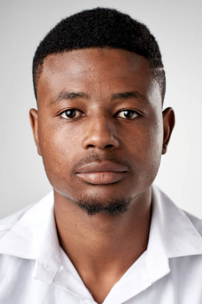 istock Studio ID portrait of African man with serious expression 944138512