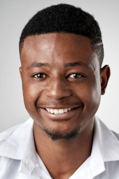 istock Studio portrait of young African man smiling 944138532