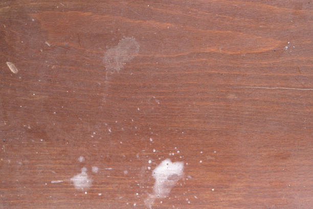istock Close view of a dirty wood table 944142524
