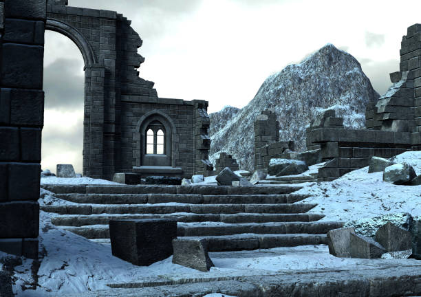 istock Ruins in the snow 944159310