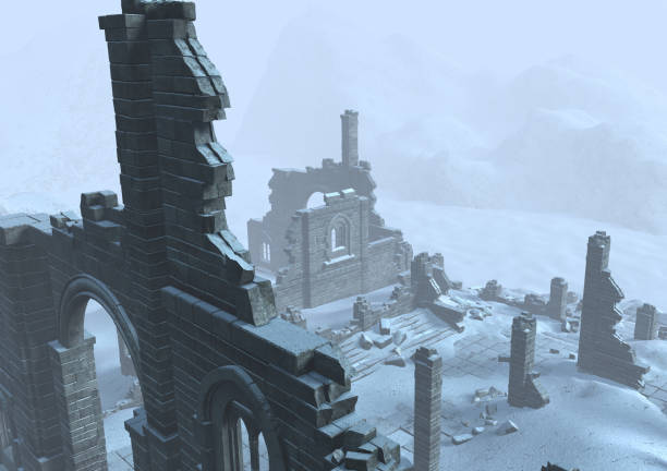 istock Ruins in the snow 944160586