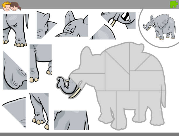 1,400+ Elephant Puzzle Stock Illustrations, Royalty-Free Vector