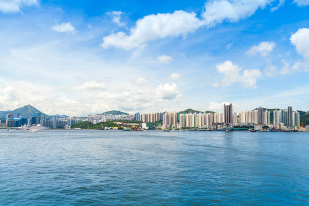 istock Hong Kong cityscape in summer day 944183422