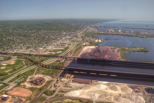 istock Duluth, Minnesota seen from above from a helicopter 944195760