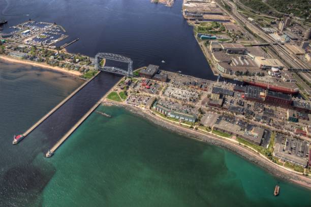 istock Duluth, Minnesota seen from above from a helicopter 944195810