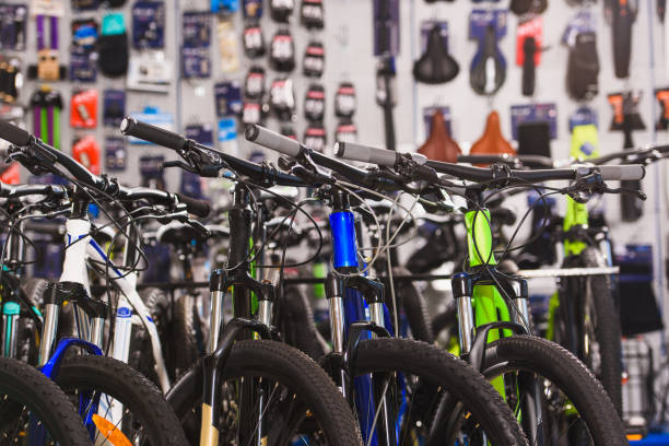 istock new modern bikes selling in bicycle shop 944211374