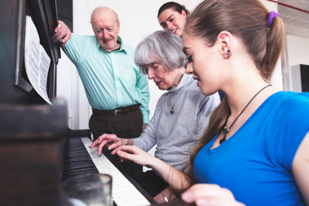 istock Quality family time with grand parents 944217456