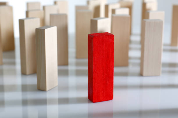 istock One red winner lottery wood block row 944217896