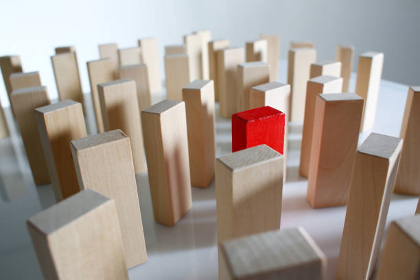 istock One red winner lottery wood block row 944217934