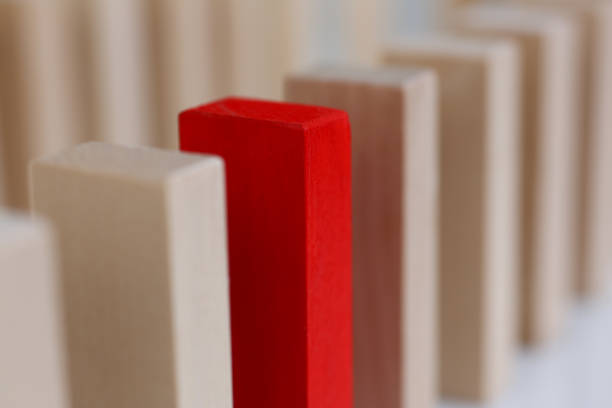 istock One red winner lottery wood block row 944217942