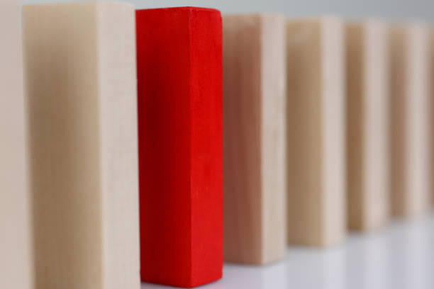 istock One red winner lottery wood block row 944217952