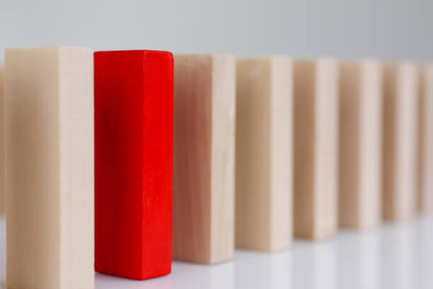 istock One red winner lottery wood block row 944217976