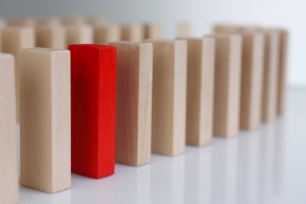 istock One red winner lottery wood block row 944218012