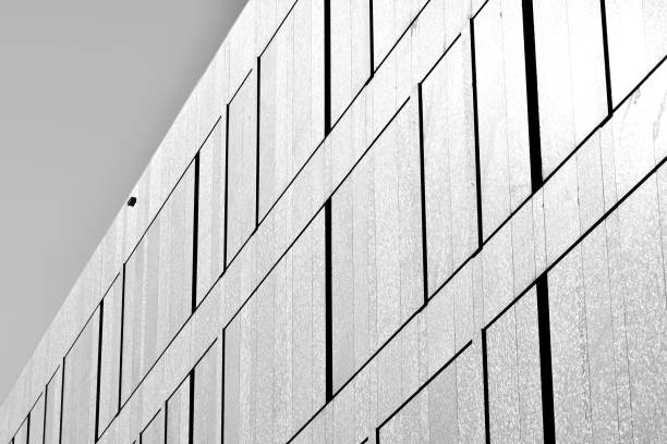 istock Modern city office building exterior. Black and white. 944228942
