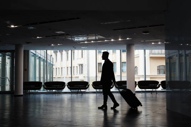 istock Businessman at Modern Airport 944237818