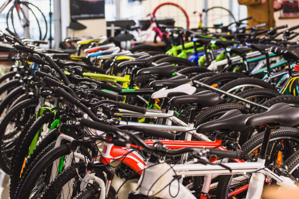 istock various bicycles displayed in bike shop 944242288