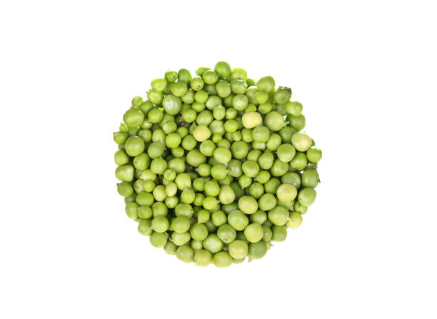 istock Snow peas isolated on white background 944255626