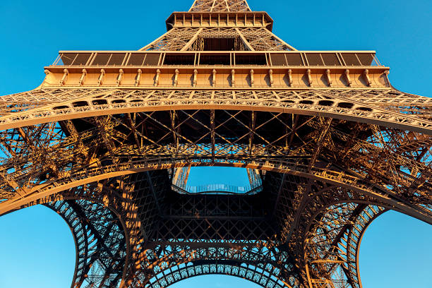 istock Eiffel Tower structure from directly below ,Paris,France,Europe 944255876