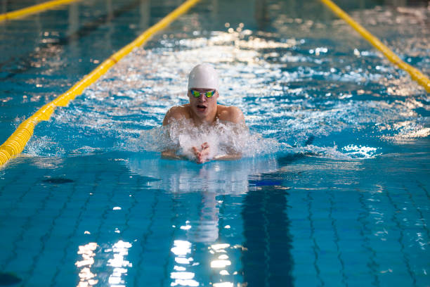 istock Male swimmer -  breaststroke style 944258204