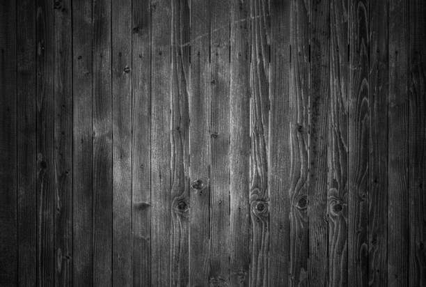 istock Wooden boards background in black and white 944260832