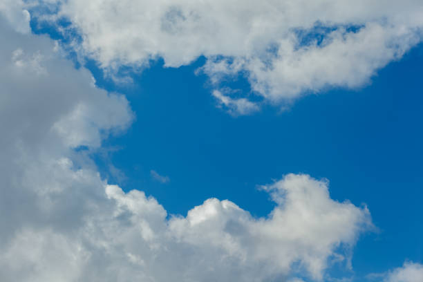 istock the image of white clouds in the blue sky 944267054