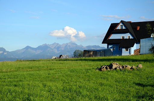 The village in the Tatra Mountains (Poland)