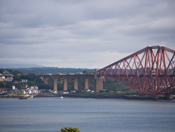istock Forth Rail Bridge in Scotland, connecting Queensferry and Fife 944271428