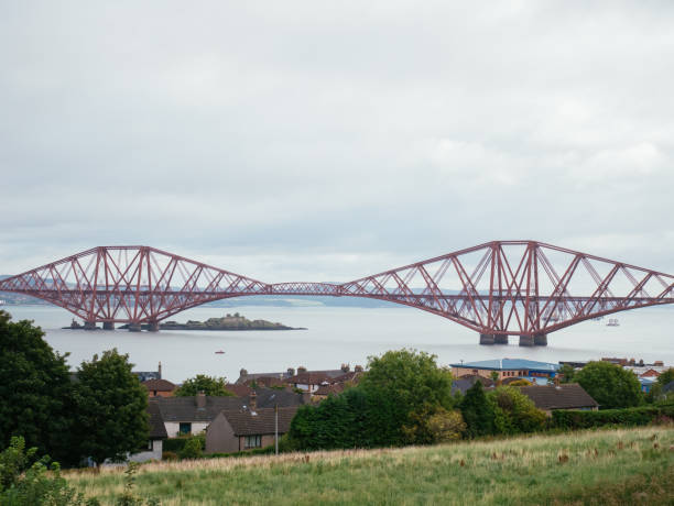 istock Forth Rail Bridge in Scotland, connecting Queensferry and Fife 944271678