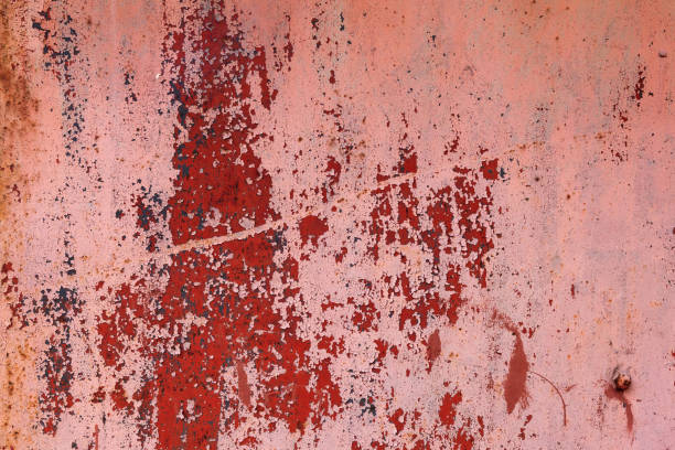 istock Close-up image of metal painted texture 944279808