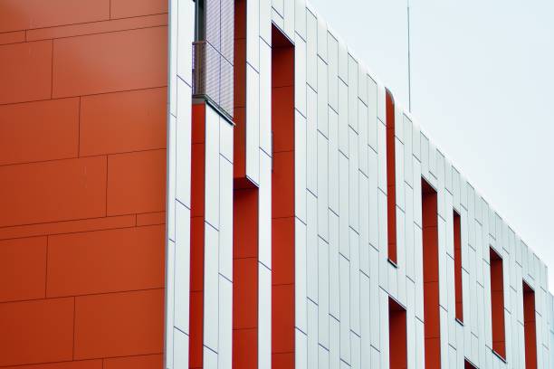 istock Modern architecture, glass and steel. Abstract architectural design. 944286548