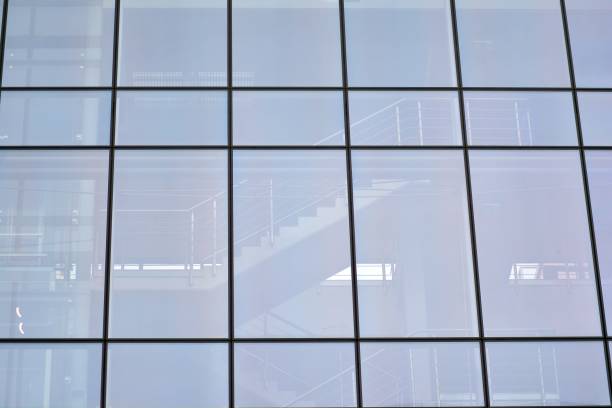 istock Modern architecture, glass and steel. Abstract architectural design. 944294026