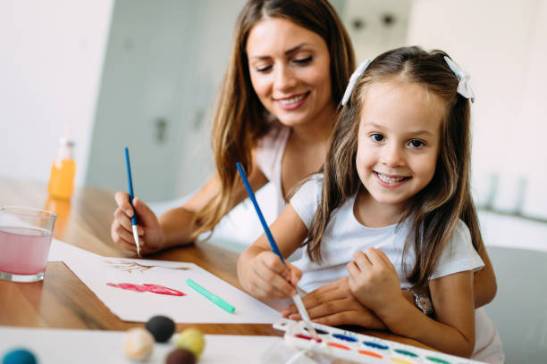 istock Happy family having fun time at home 944304916