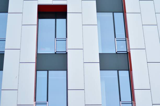 istock Modern architecture, glass and steel. Abstract architectural design. 944305094